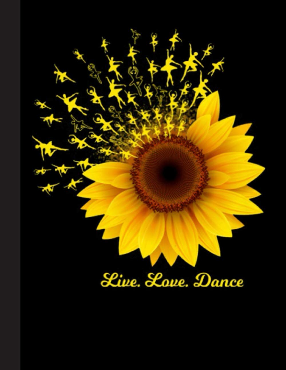 Live Love Dance Notebook: Gift for Ballet Lovers 8.5 x 11 Inch Matte Softcover Paperback Notebook Journal With 120 Blank Lined Pages. Gifts for Dancers Dancing Lover