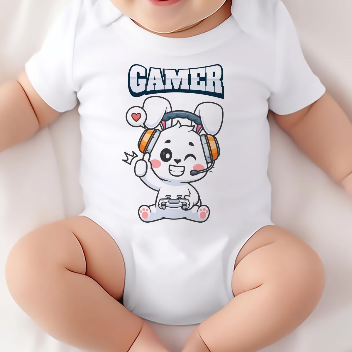 Generico Point20.it - Body baby personalizzato con grafica, foto e scritta, bodino stampato bimbo o bimba - Idea gadget regalo per nascita, festa del papà, festa della mamma.