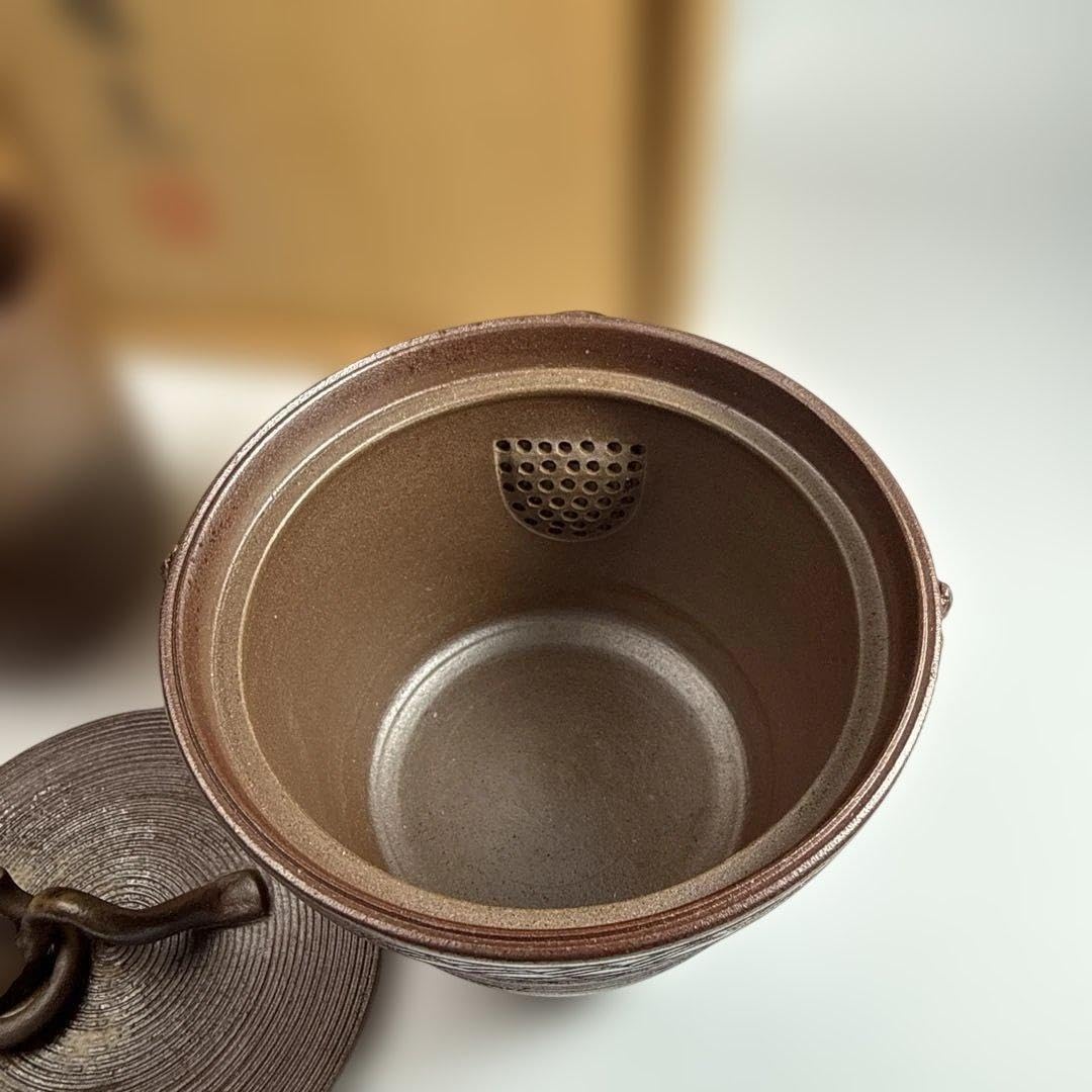 Amazon.co.jp: 一陽窯 備前焼 茶器セット 急須 湯呑み 陶峰 煎茶器