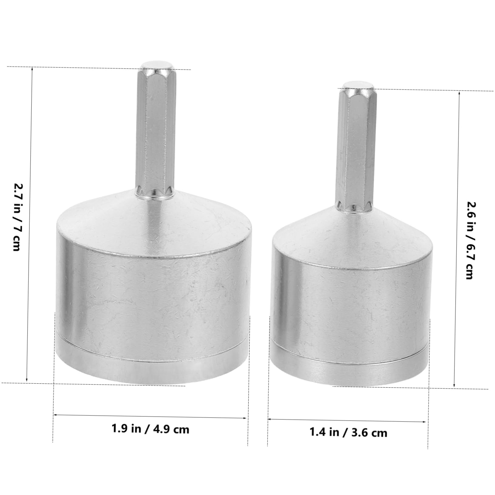 DOITOOL Drill Tube Cleaner Copper Pipe Cleaner Set Conical Brush for Easy Cleaning and Polishing