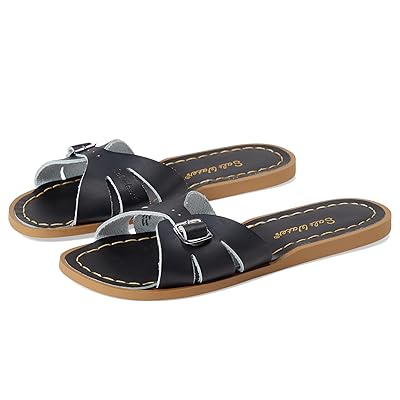 Salt Water Sandal by Hoy Shoes Classic Slide (Big Kid/Adult) Girls Shoes Black