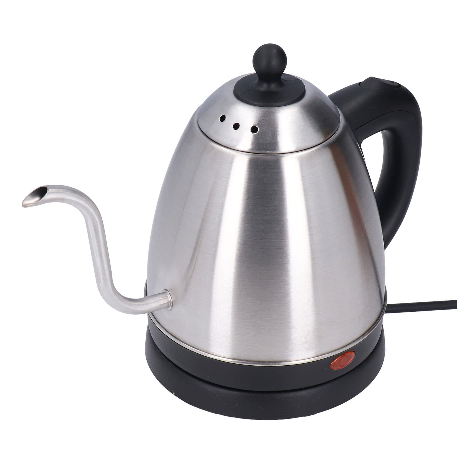 Bollitore Elettrico Collo D'Oca 1,2L Acciaio Inossidabile 1360W for | Controllo della temperatura, riscaldamento rapido per versare sopra la teiera del caffè, impugnatura ergonomica per uso
