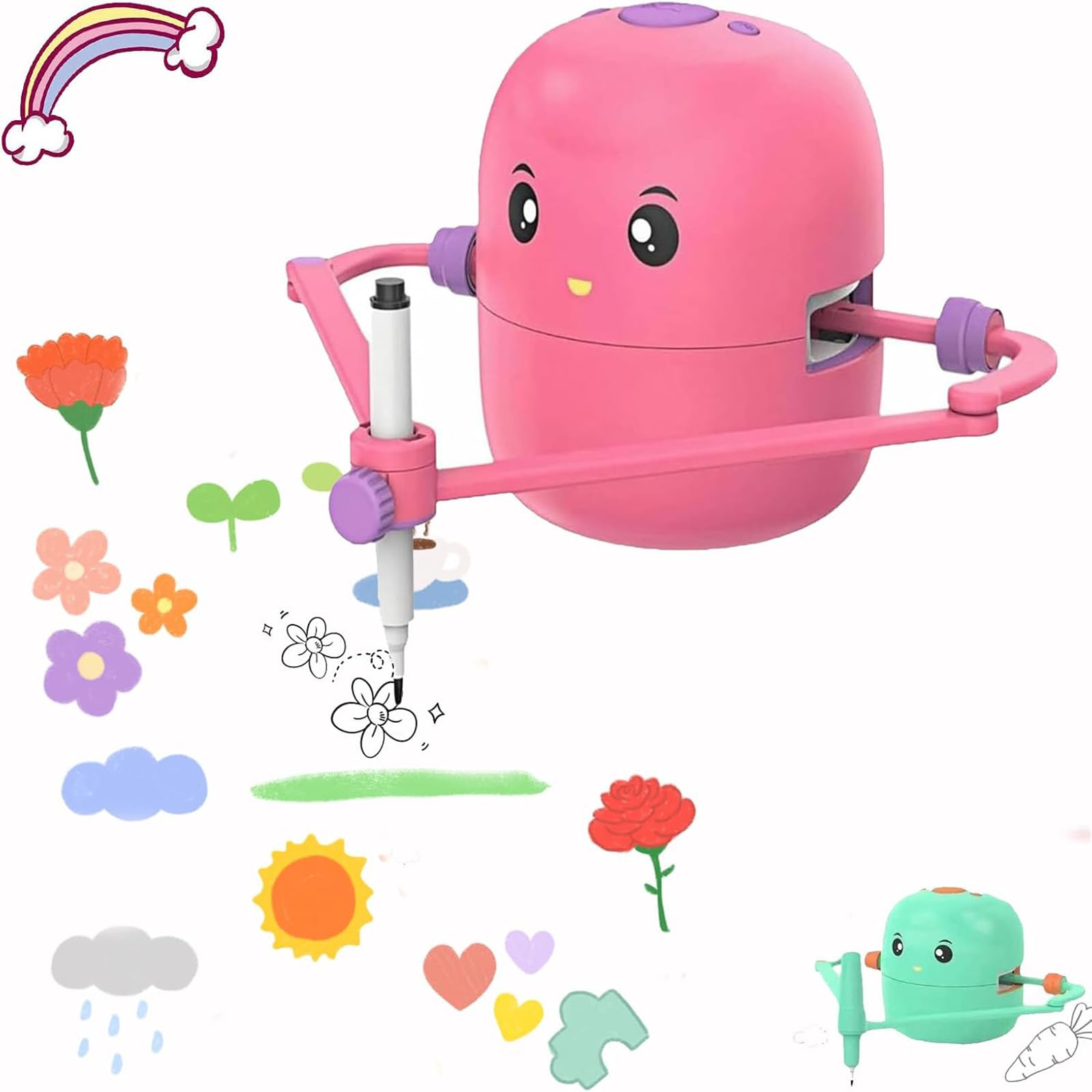 Interactive Educational Drawing Robot For Kid Magic Drawing Robot