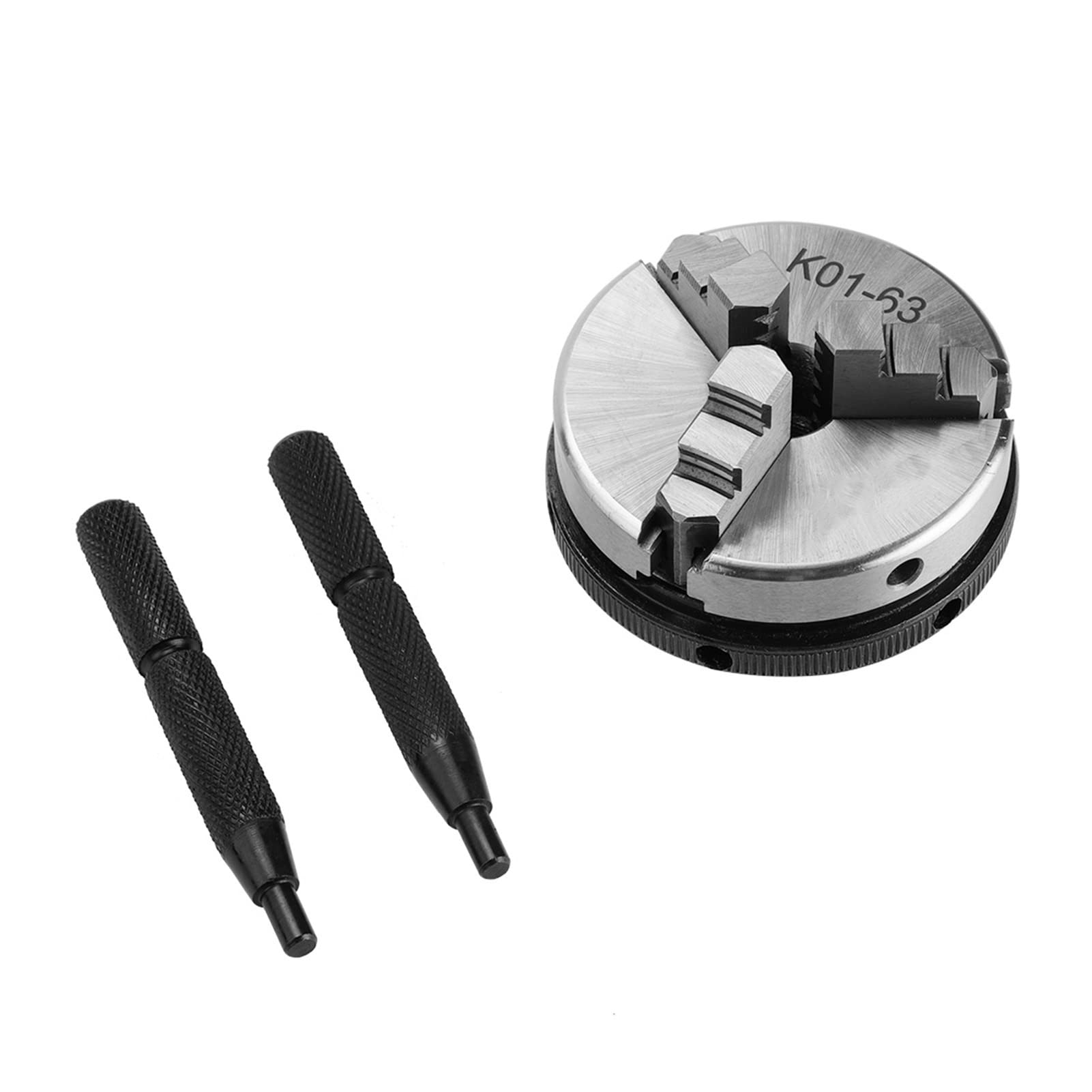 1PC 3-JAW K01-63/M14 PORTABROCAS DE TORNERO AUTOCENTRANTE MANUALE PER CARPENTERIA