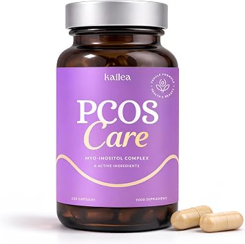 8-in-1 Inositol Complex for Women - Myo-Inositol, NAC, Maca Root, Folate & Chromium | Supports Hormone Balance, Regular Cycles & Healthy Weight Management | 120 Capsules | Kailea