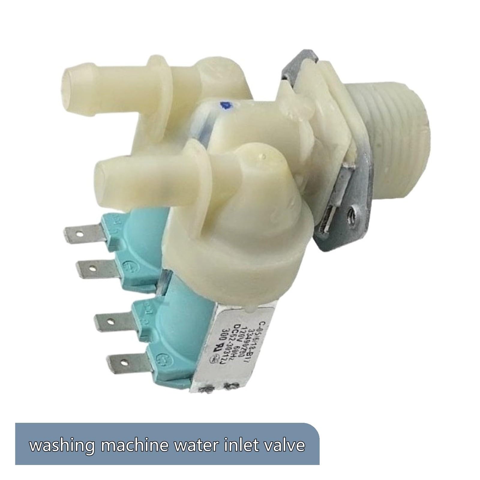 DC62-30312J C-131/19-B20 AC110 / 120V Válvula Solenoide De Entrada De Agua Eléctrica, Compatible con Samsung, Piezas De Repuesto for Lavadora