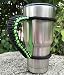 MOCE Handmade Paracord Handle for 30 oz. Tumbler, Green/Black