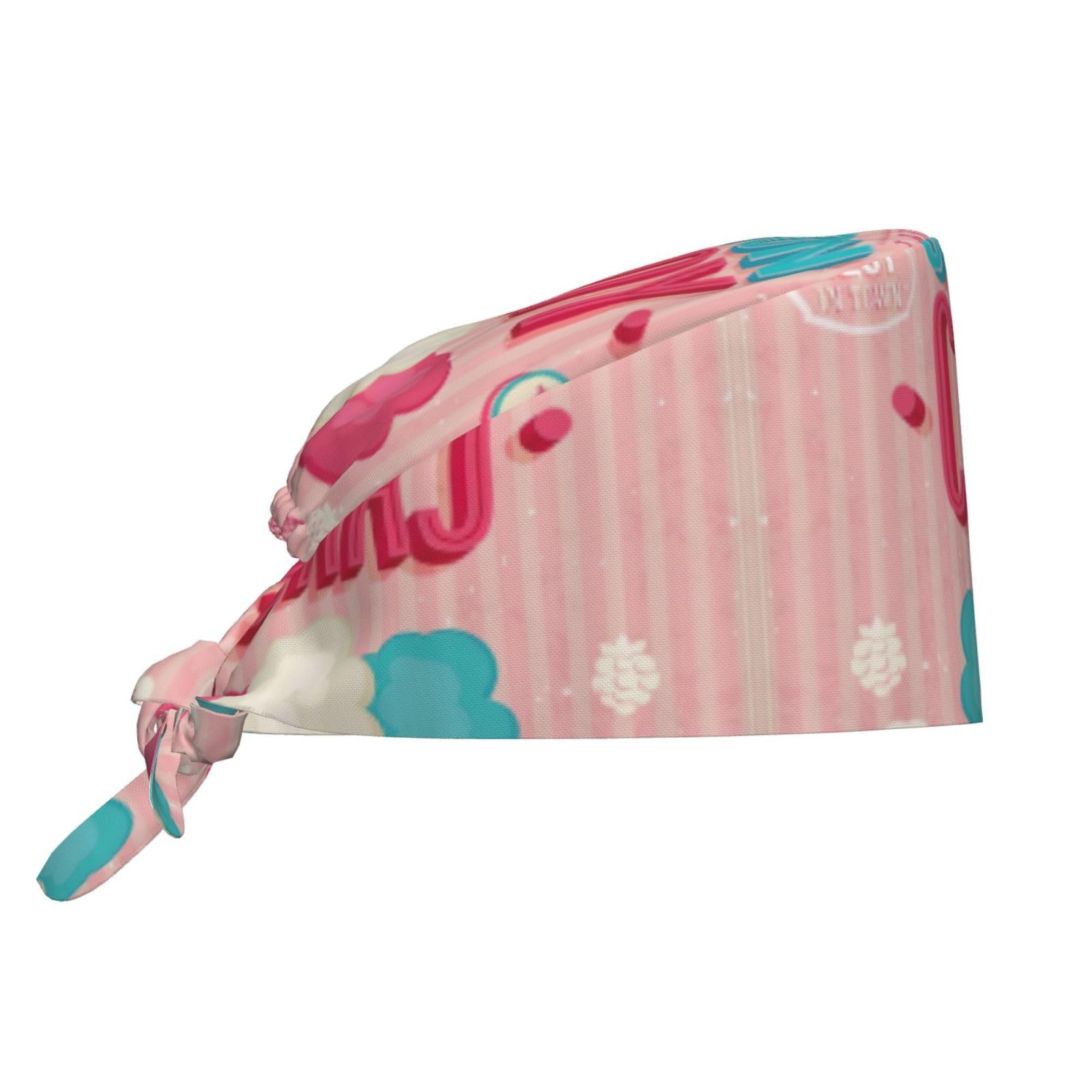 SABFWFCotton Candy Print Unisex Work Hat,Classic Work Hat,Multi-Purpose Work Cap,Comfortable and Versatile Utility Cap