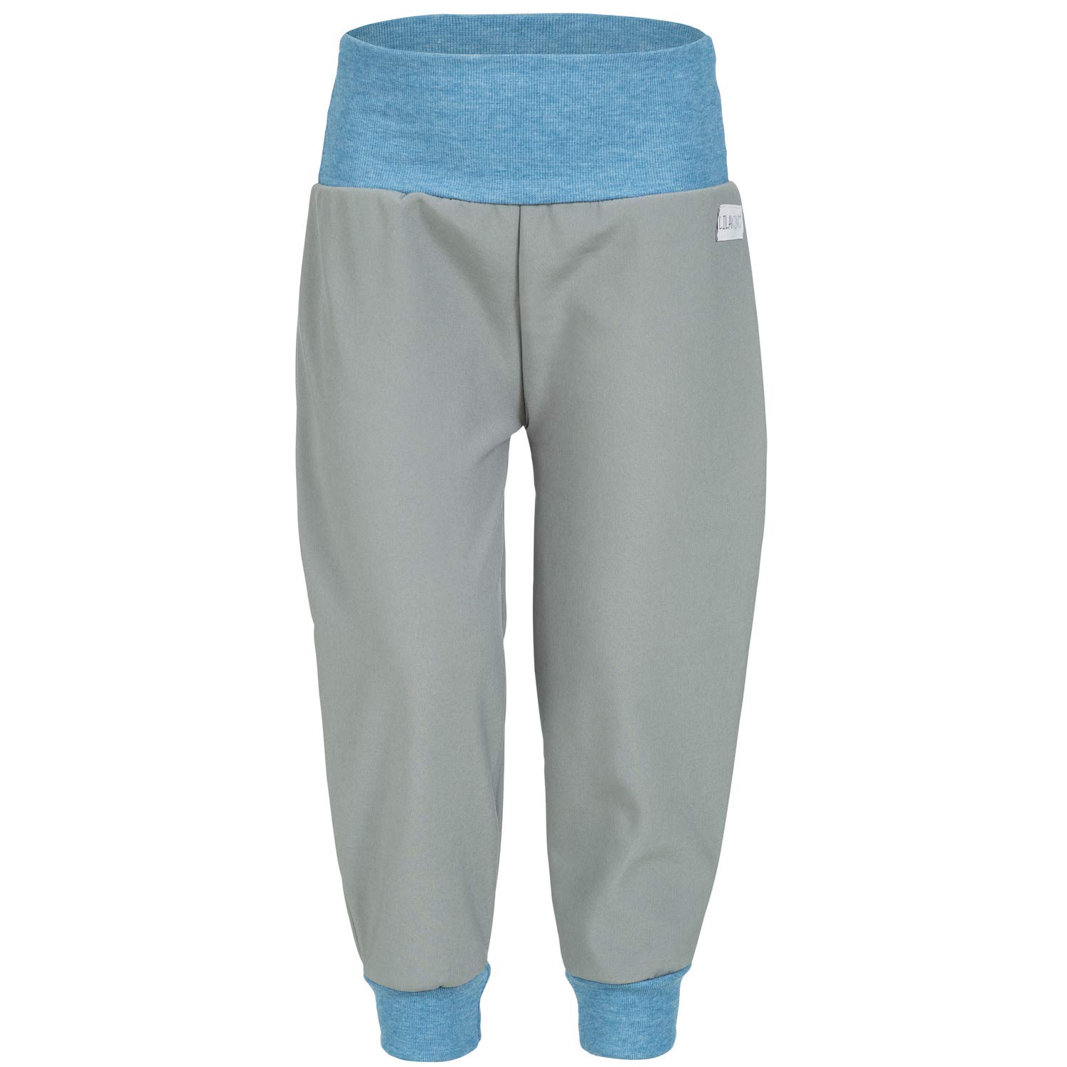 Lilakind Softshell Hose Babyhose Kinderhose Herbst Winter Gefüttert Regenhose Grau Blau Gr.