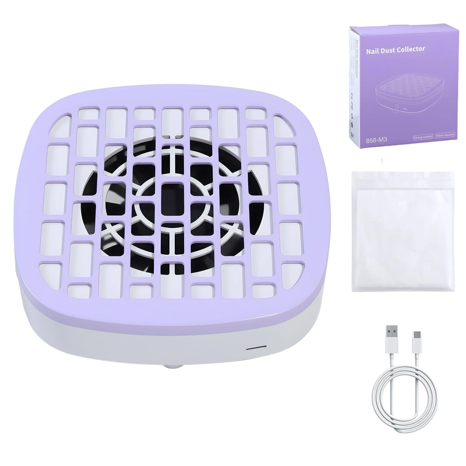 Outil d'aspiration puissant pour ongles, collecteur de poussière de manucure avec ventilateur