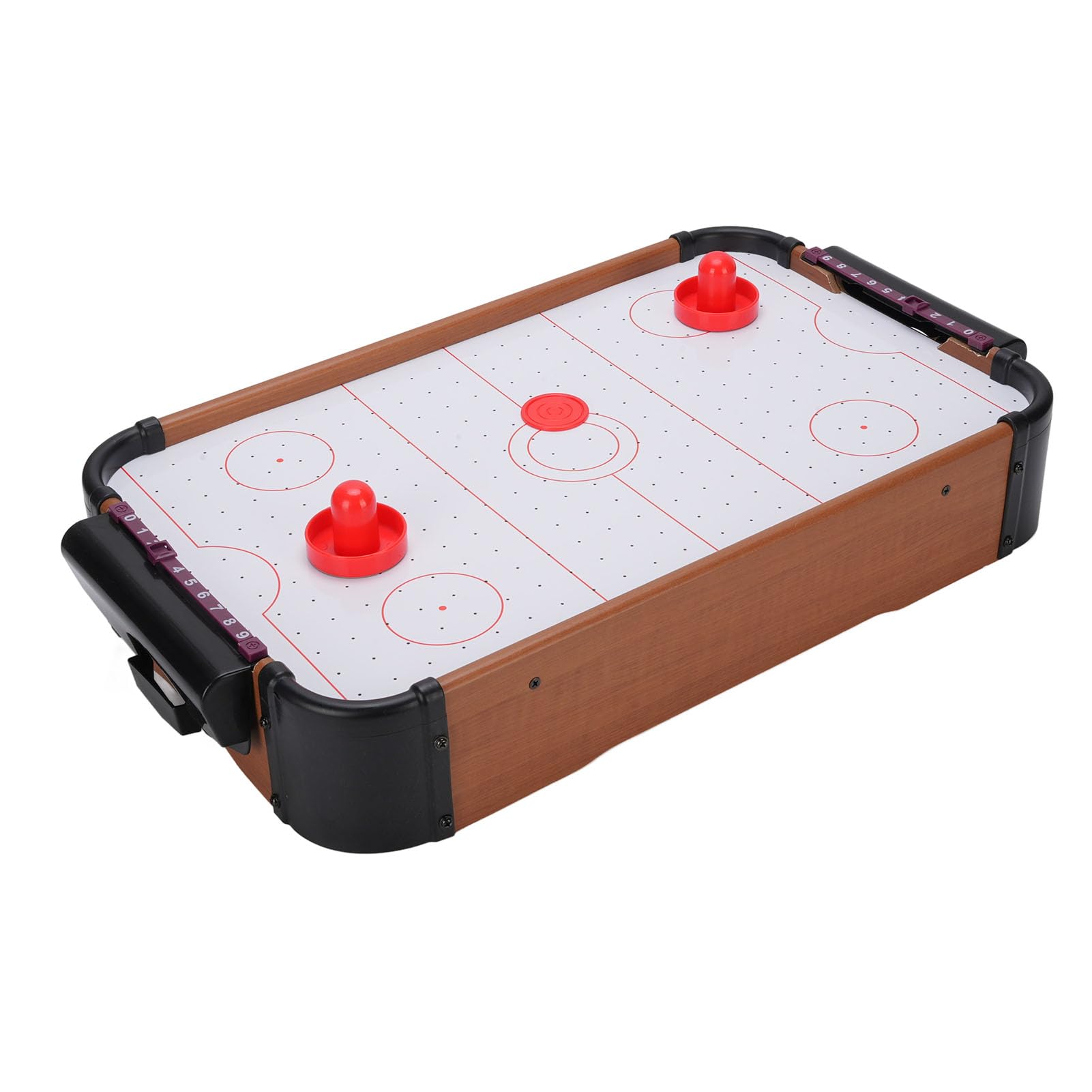 GLOGLOW Tavolo da Hockey Interattivo per 2 Giocatori con Tabellone Segnapunti, MDF e Materiale Plastico, Gioco Divertente per Famiglie e Adolescenti, attività Indoor e Outdoor