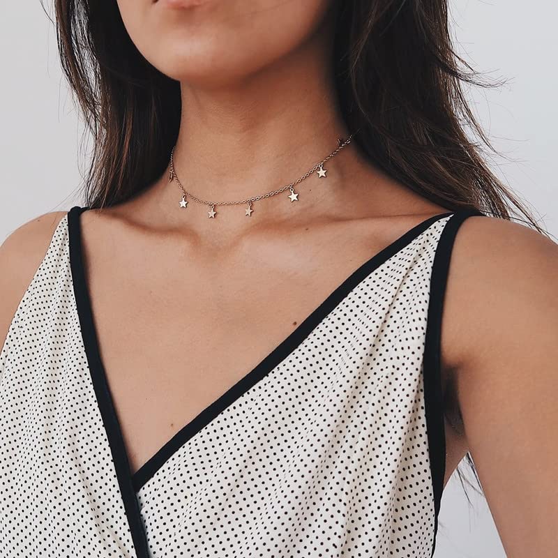 STAR JEWELRY チョーカーネックレス Amazon.co.jp: スターチョーカーネックレスファッション女性ジュエリー