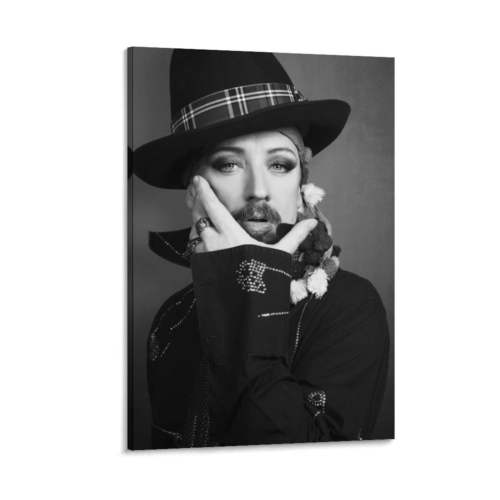 Toile Imprimée Boy George The One And Only - Décoration Murale 30 X 45 Cm - Pour Salon, Chambre - Style Pop Art Signé