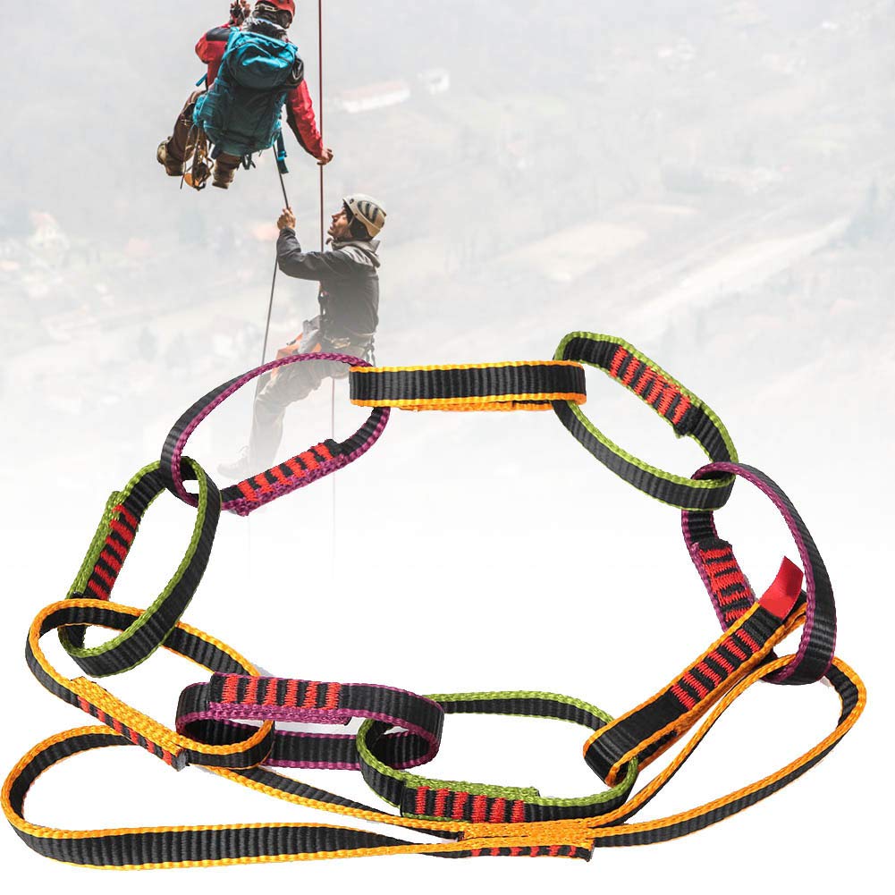 Zerodis Arrampicata Daisy Rope, Daisy Chain Rope, Attrezzatura da Arrampicata Lavoro in Alta Quota Alpinismo per Alpinismo in Discesa
