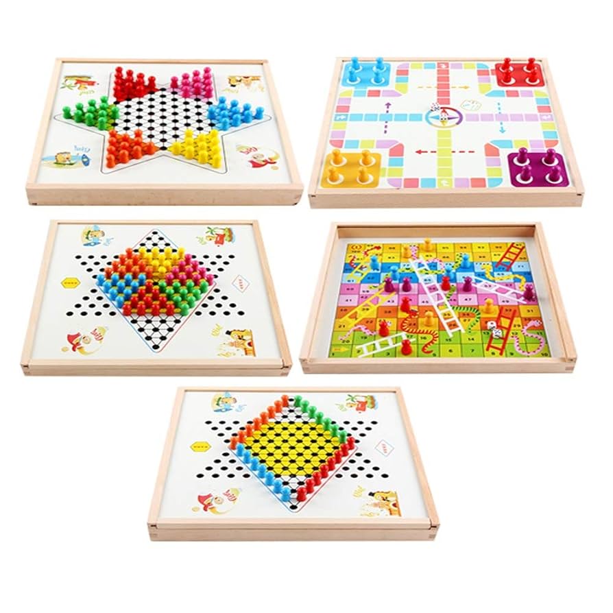 木製ボードゲーム 9種類セット   LAGOON GAMES Amazon.co.jp: ルドーゲームセット 木製多機能5-IN-1標準中国語