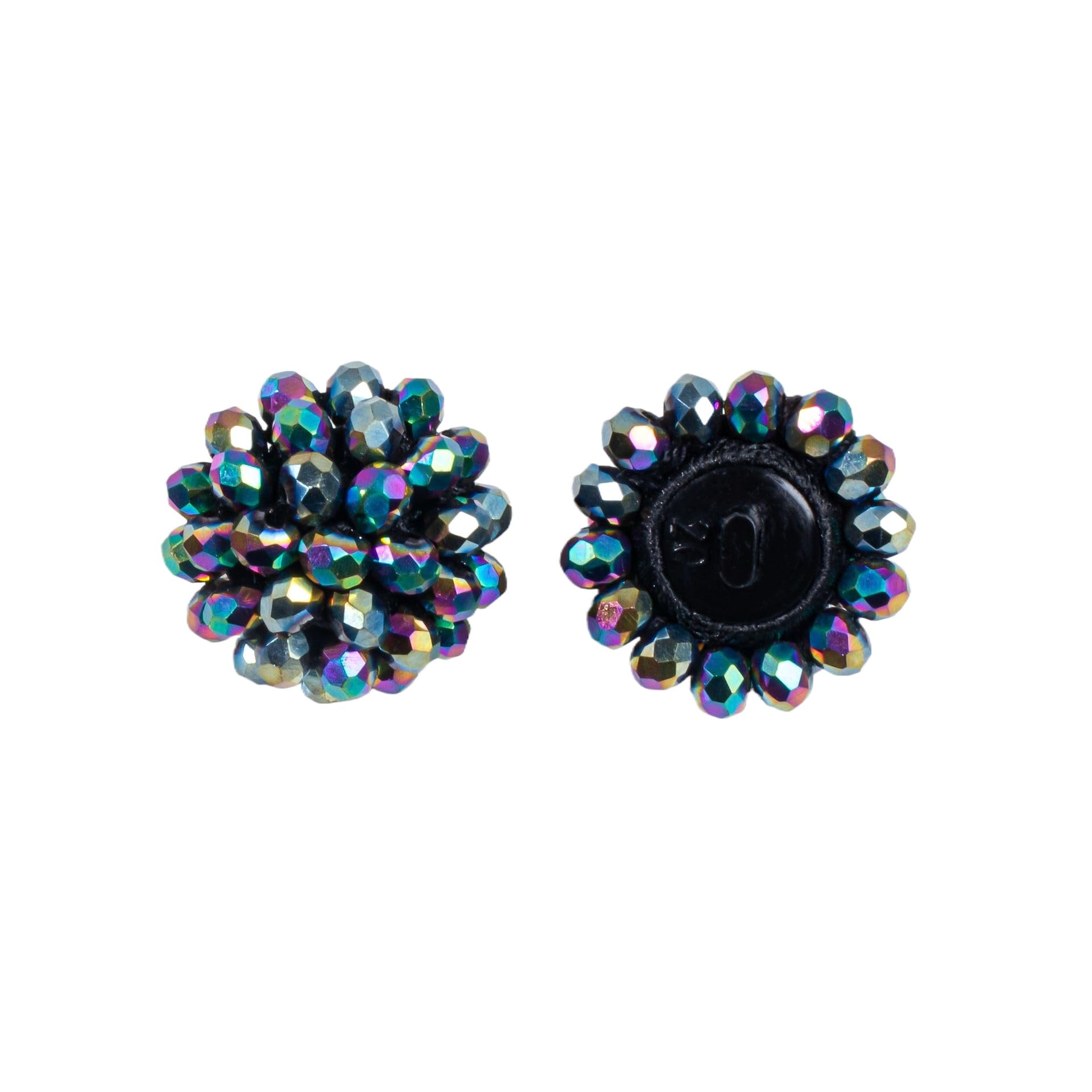 ROMDANTY Handmade Pearl Beaded Buttons, Vintage Decorative Sewing Buttons for Coats, Sweaters, Cardigans - Unique Embellished Crafting Accessories
