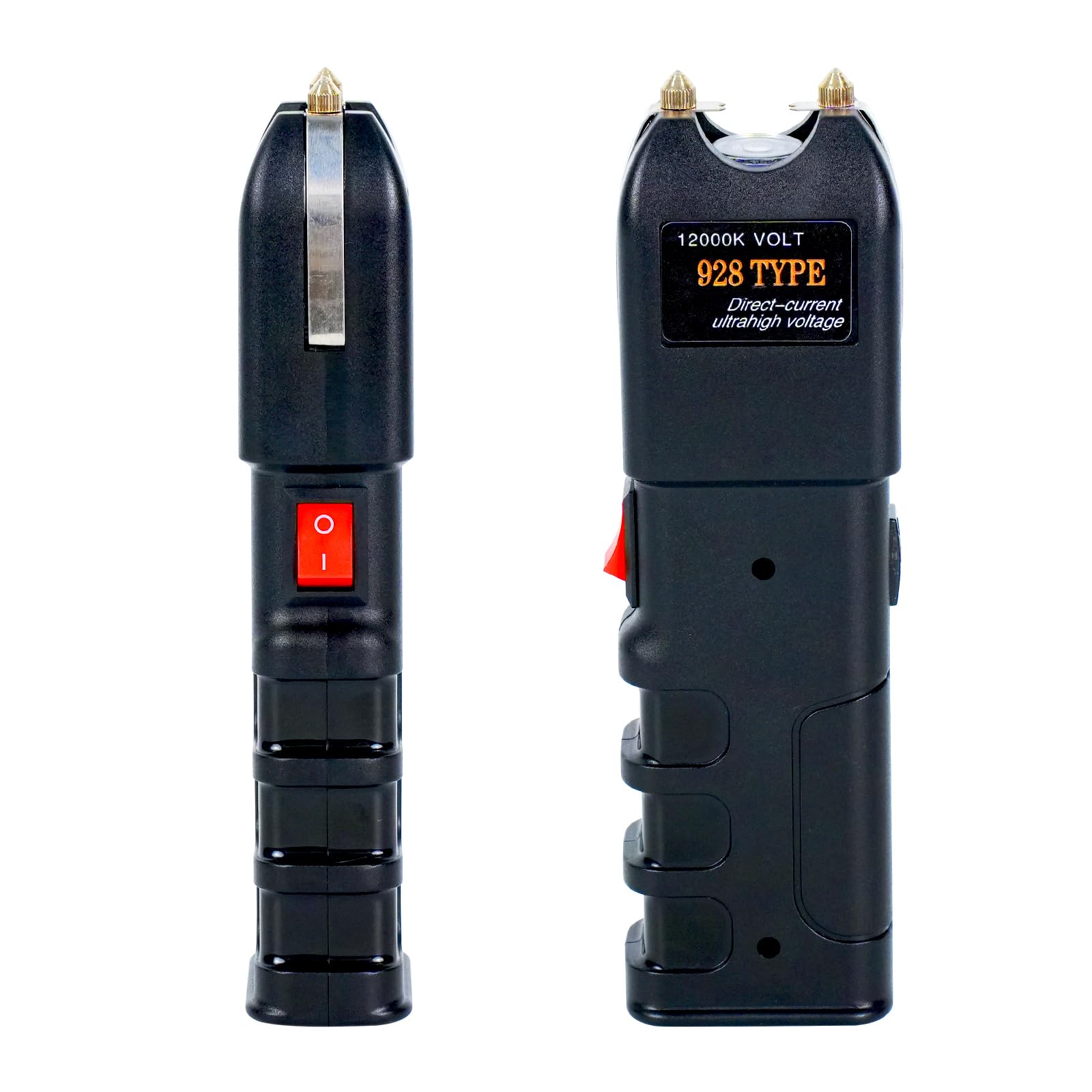 Generic LED Flashlight for Self Defense, Portable and Rechargeable, Standard, Black