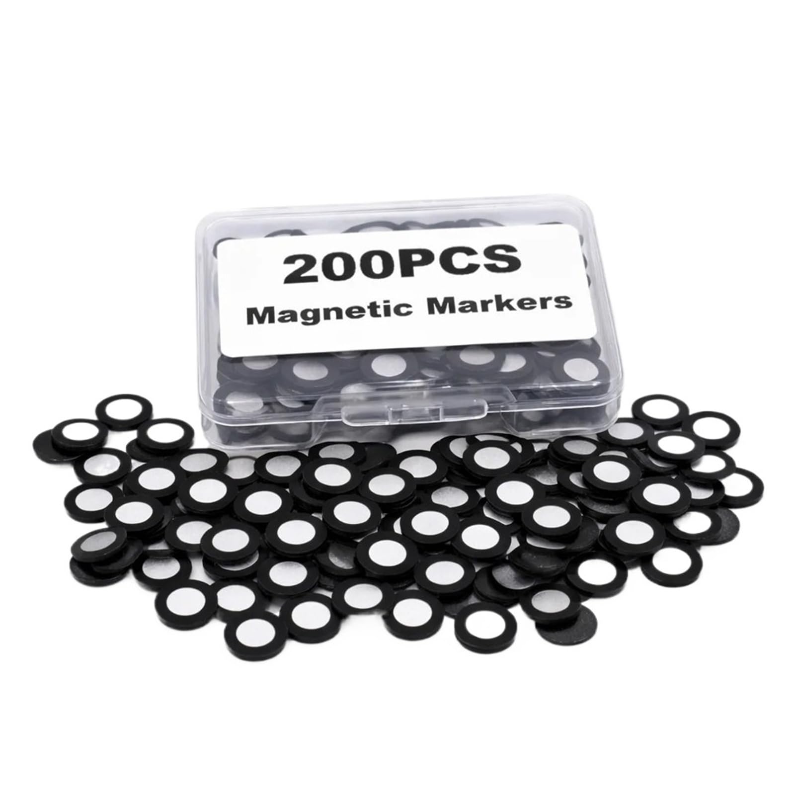 Magnetyczne kropki śledzące 3D 6 mm ID 10 mm OD Odblaskowe rozproszone cele pozycjonowania do drukowania 3D i inżynierii odwrotnej(200pcs)
