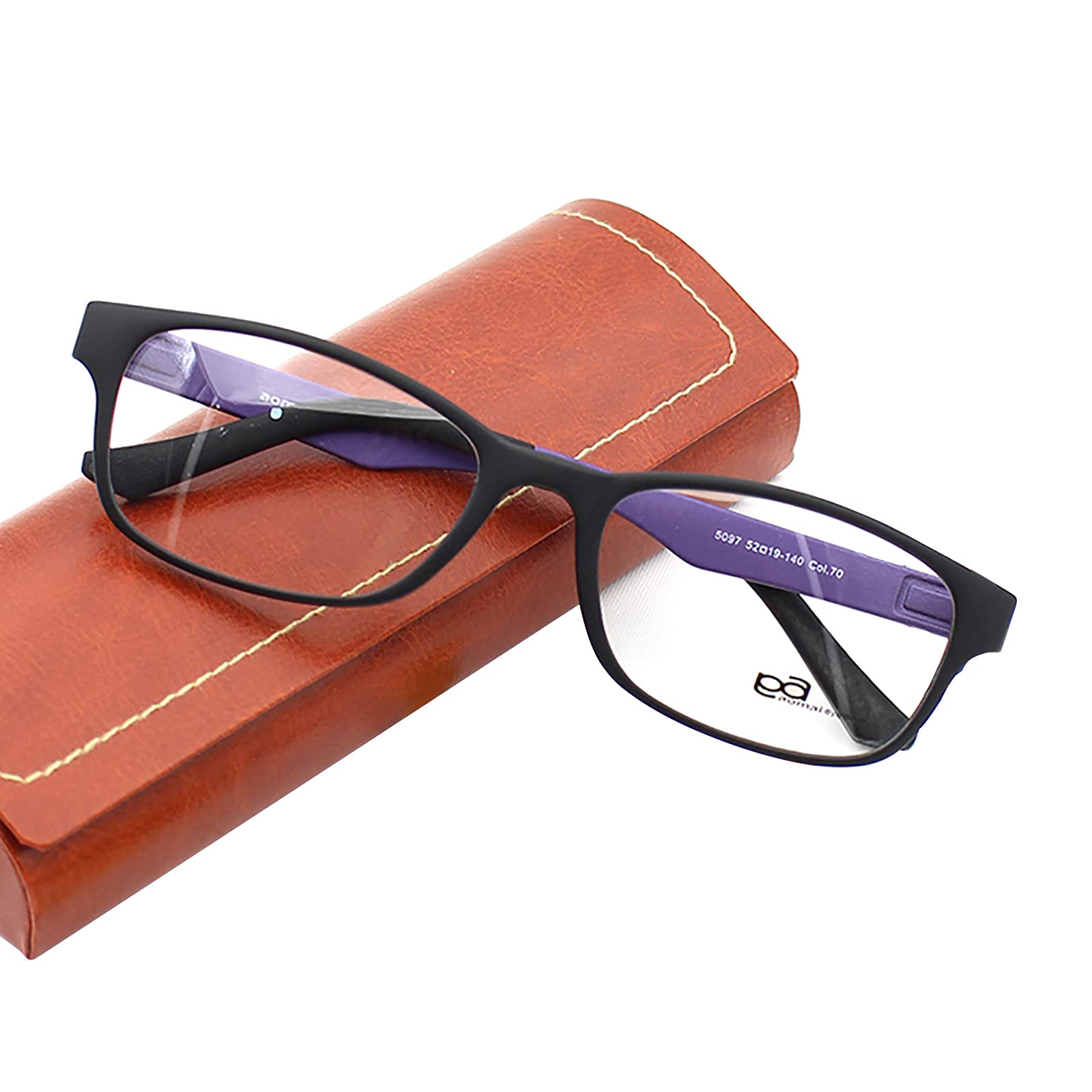 Okulary do czytania w stylu vintage, z filtrem niebieskiego światła, uniseks, prostokątne, lekkie, wygodne do czytania, dla mężczyzn i kobiet, bez polaryzacji, okulary do czytania / komputera, zawiasy sprężynowe (+2,5)