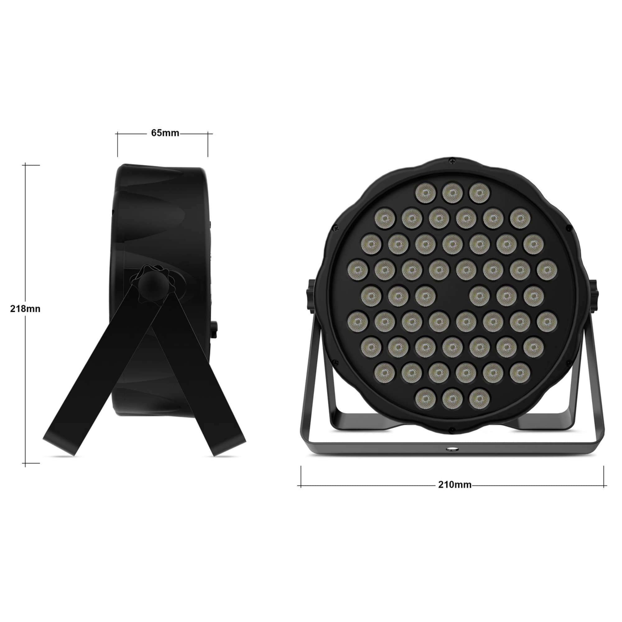 Projecteur LED Discothèque Audibax Austin 27 - 54 LEDs RGBW - Effets Lumineux Synchronisés Musique