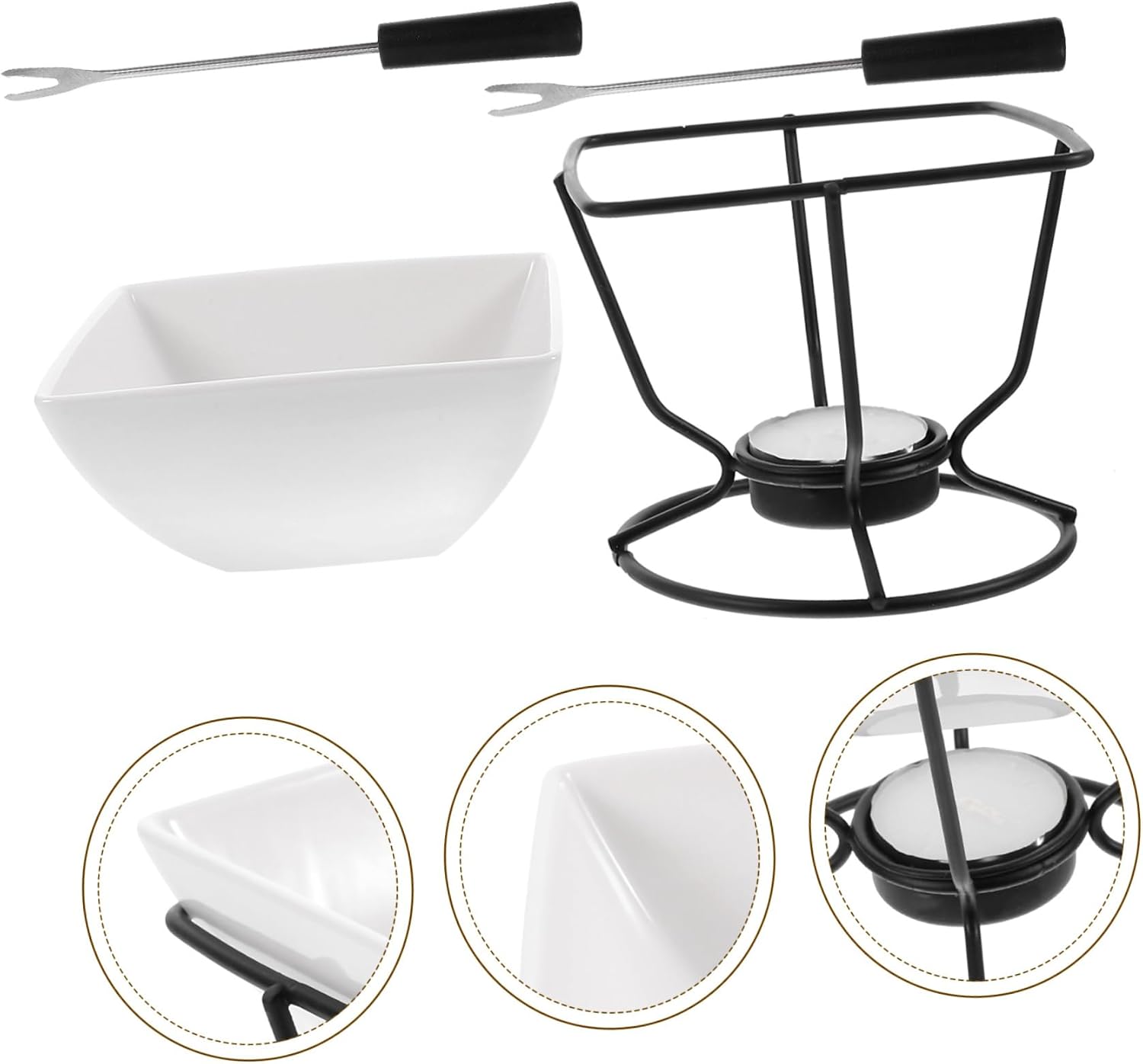 Ceramic Chocolate Melting Pot Iron for Baking DIY