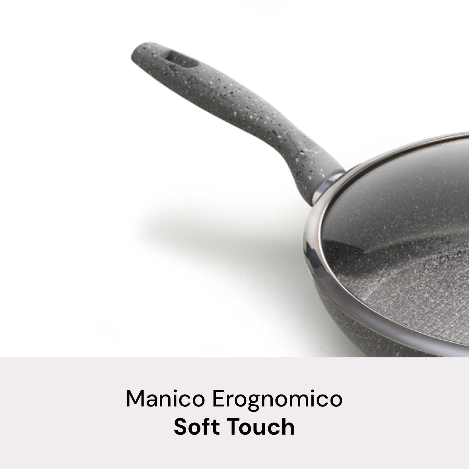 Wok Antiaderente Vogue CE165 - Rivestimento Teflon Platinum, Diametro 30 Cm