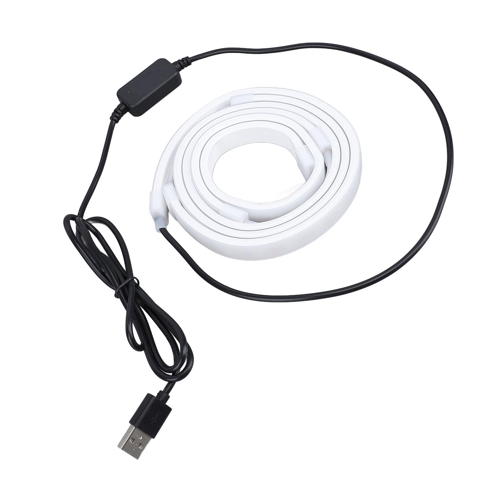 Striscia LED USB, Barra Luminosa per Computer RGB Dietro il Monitor, Sincronizzazione Musicale, per Monitor di Computer PC da 24 Pollici, Decorazione della Sala Giochi