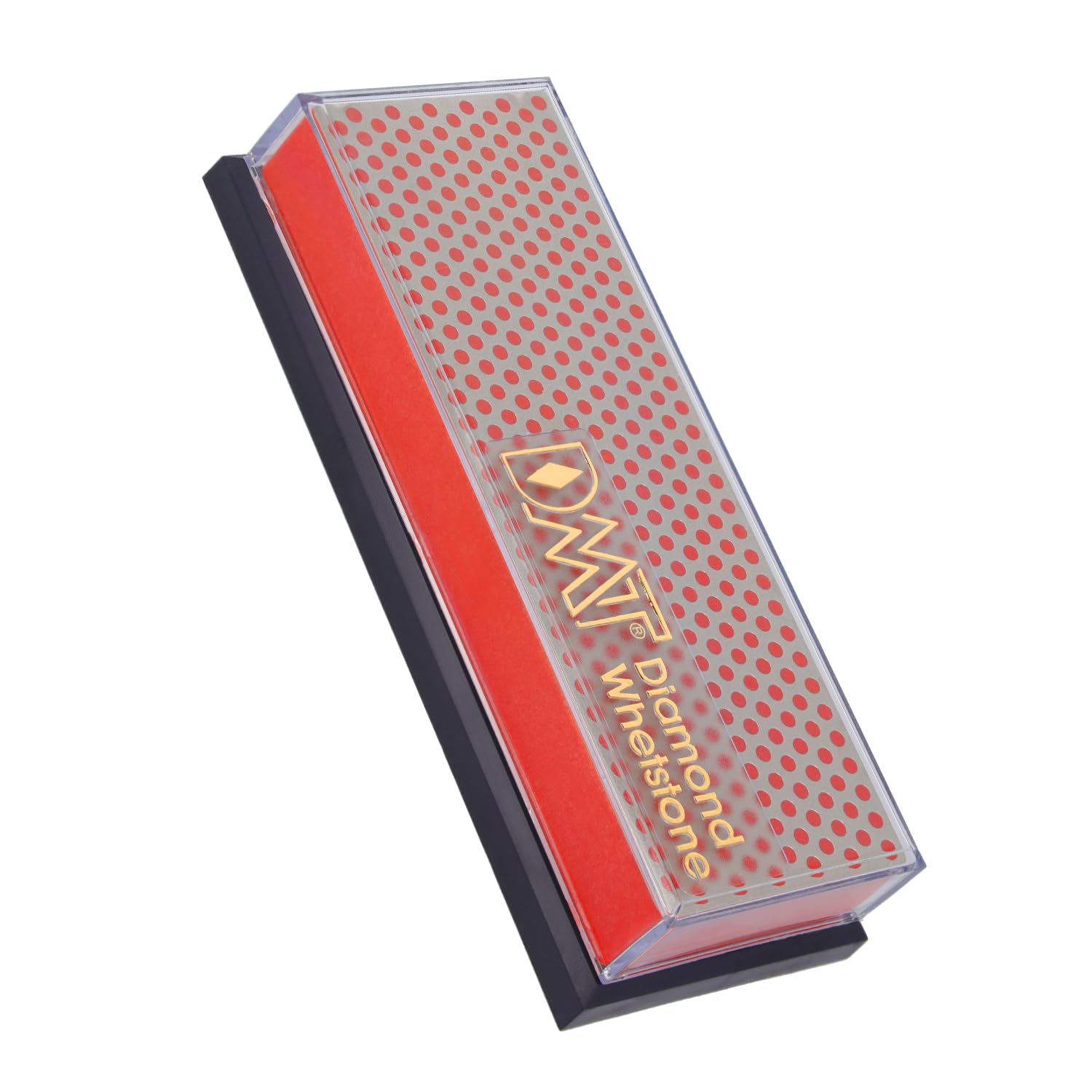 DMT Diamond Whetstone Diamant Schleifstein in Kunststoffbox 6" Fein, Messerschärfer in Profiqualität, 15cm Wetzstein für Messer und Werkzeuge, Made in USA, W6FP