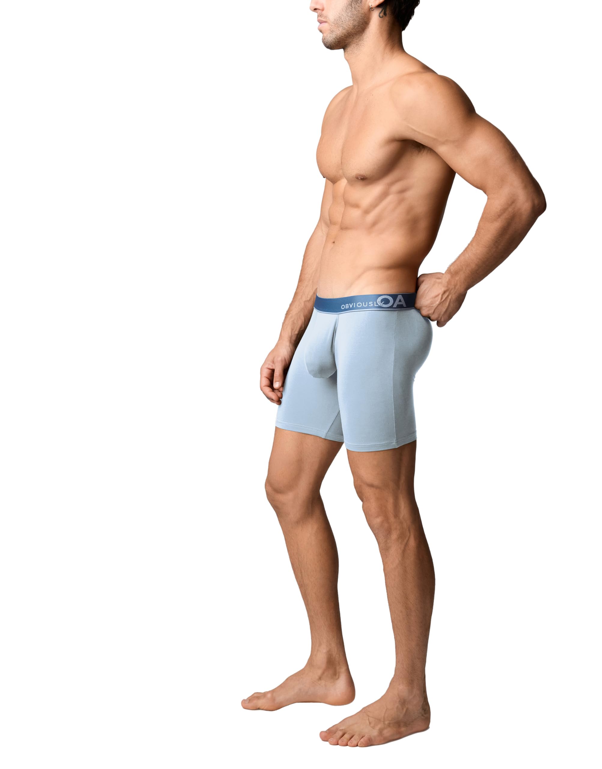 Obviously PrimeMan - Boxer Brief 6 inch Leg, Celestial, S