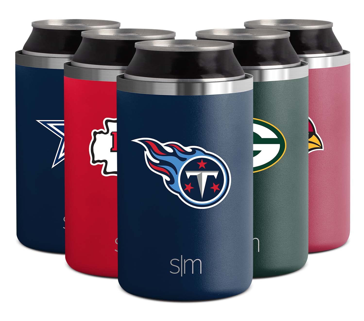 Simple Modern Officially Licensed NFL Tennessee Titans Gifts for Men, Women, Dads, Fathers Day | Insulated Ranger Can Cooler for Standard 12oz Cans - Beer, Seltzer, and Soda