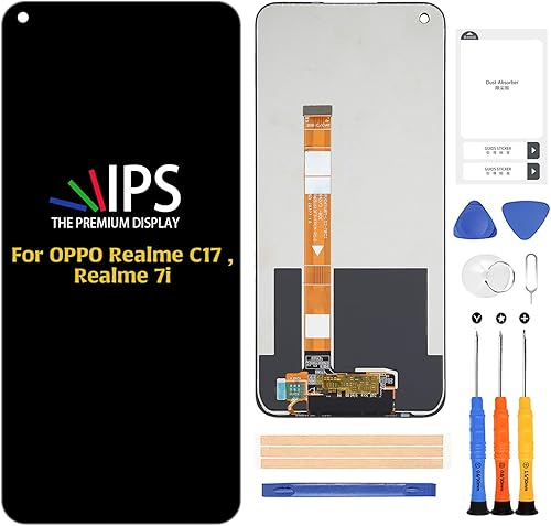Miniatura 1 de A-MIND Para Oppo Realme C17Realme 7i Reemplazo de Pantalla Táctil Digitalizador RMX2101 RMX2103 Pantalla LCD Kit de reparación de montaje completo,