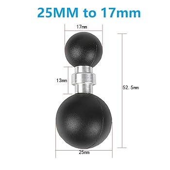BOLさま専用 Amazon | 20mm アルミニウムボール複合ボールアダプタ、ダブル