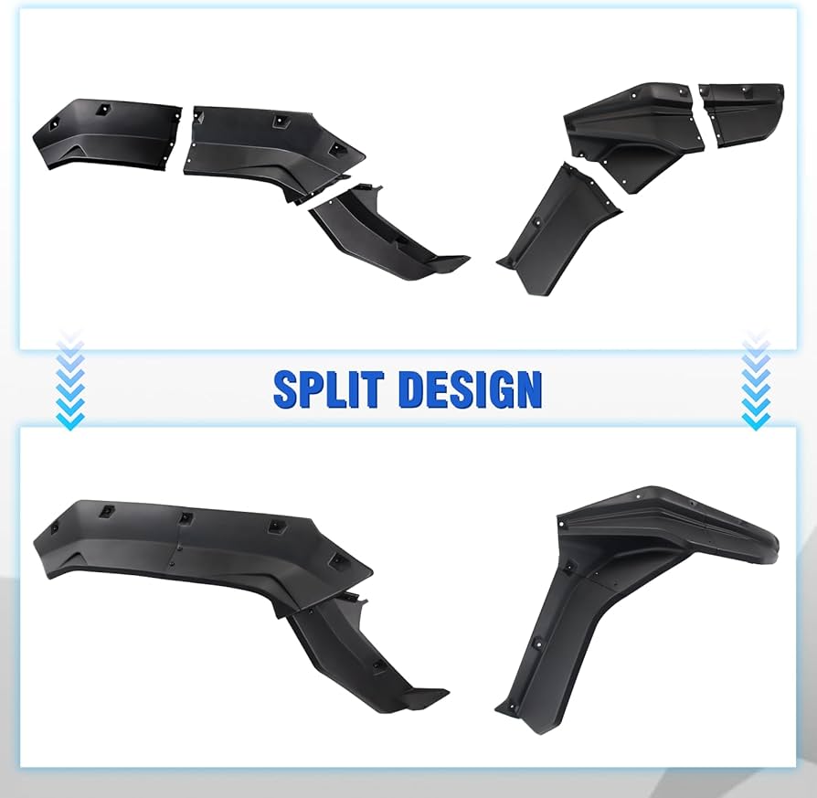 Amazon.com: CPOWACE Wider XXL Front&Rear Fender Flares Kit