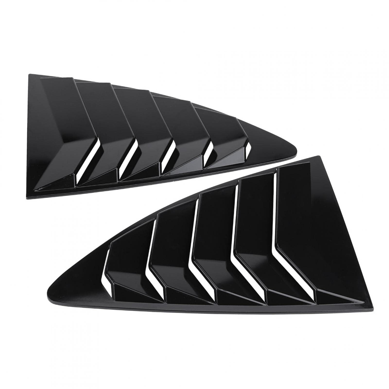 1 par de molduras de Cubierta de ventilación de persiana de Ventana Lateral para para 86 / -S para 13-18 Negro Q2p183