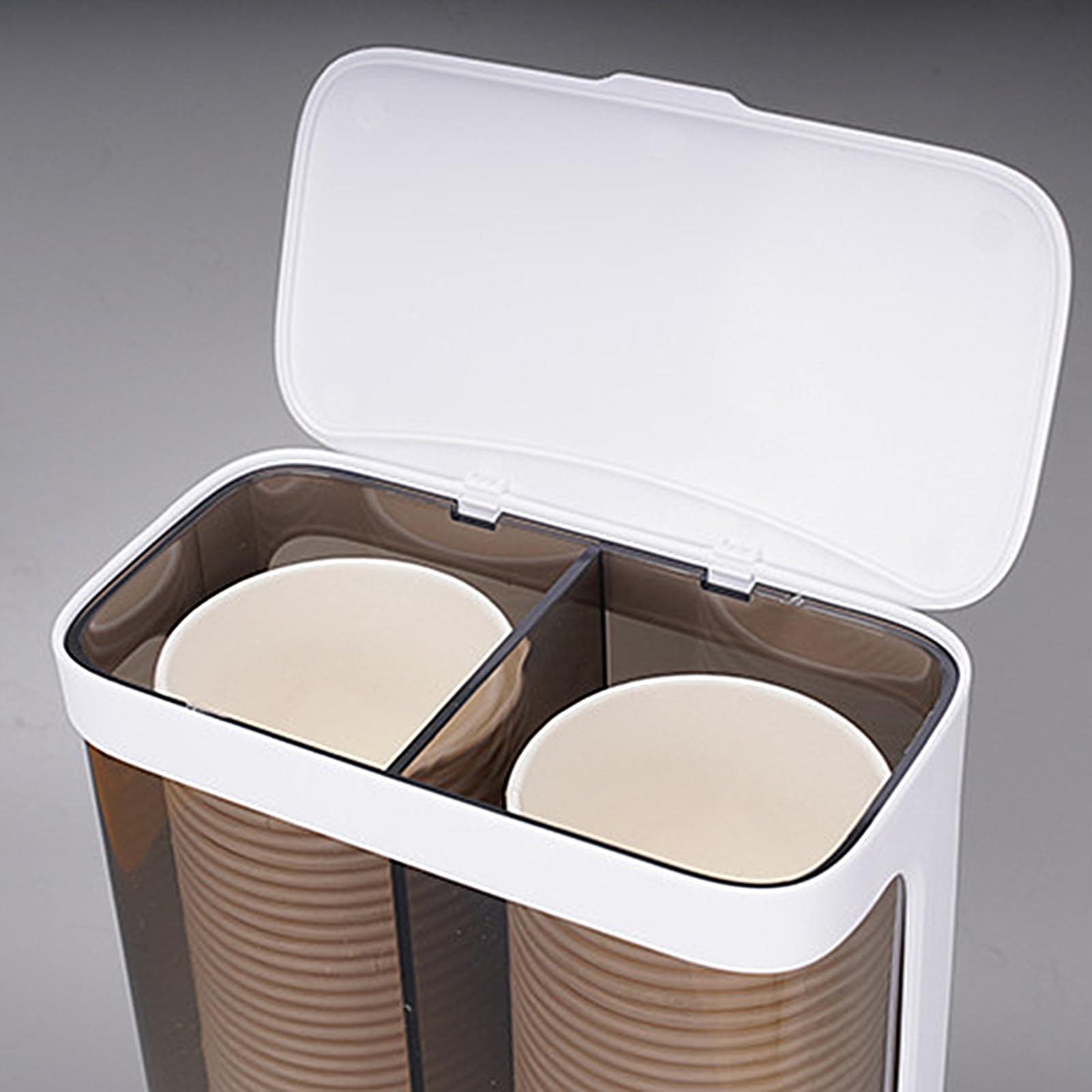Genérico Dispenser di bicchieri | Doppio cilindro dispenser Organizzatore di tazze per caffè | per casa, cucina, ristorante, bar, sala di riposo, eventi, hotel, ristoranti