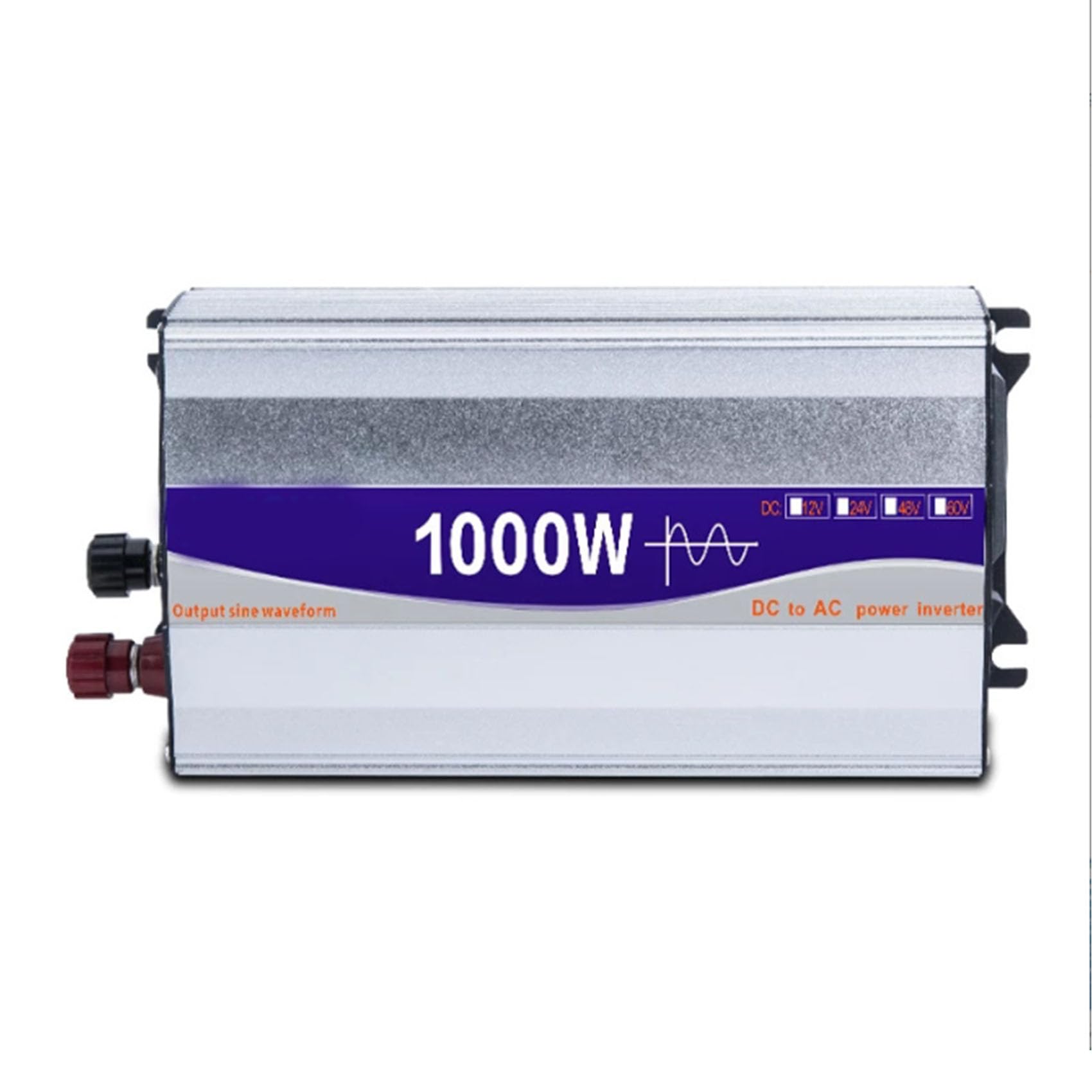 Reiner Sinuswellen-Auto-Wechselrichter 1000W 12V 24V bis 220V tragbarer Haushalts-Wechselrichter geeignet für Urlaub, Camping und Geschäftsreisen
