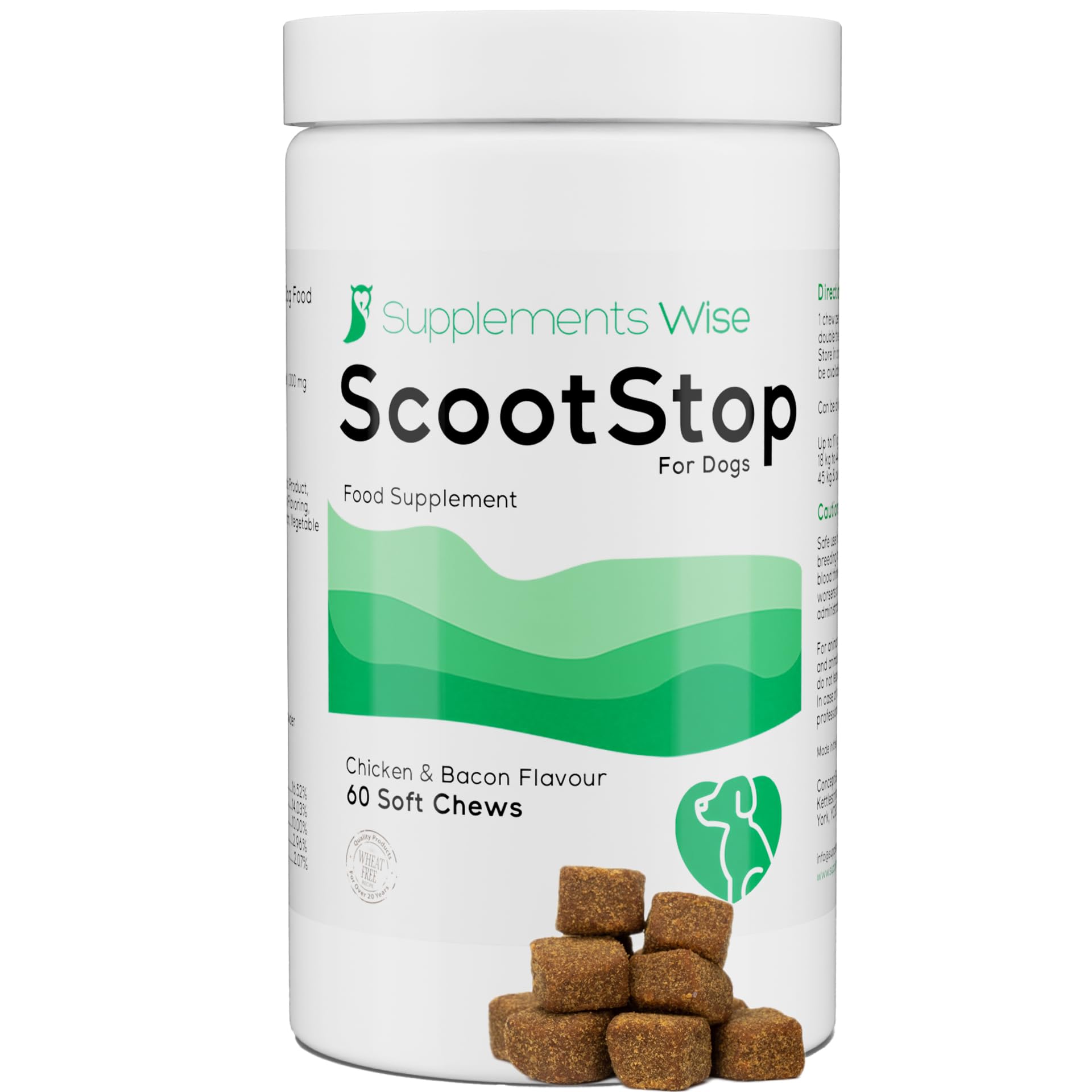 Scoot Stop for Dogs Dog Anal Gland Treatment and Relief High Fibre