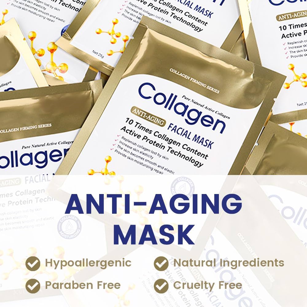 SADOER Collagen Anti-Aging Sleep Facial Mask- Urbanglamscents