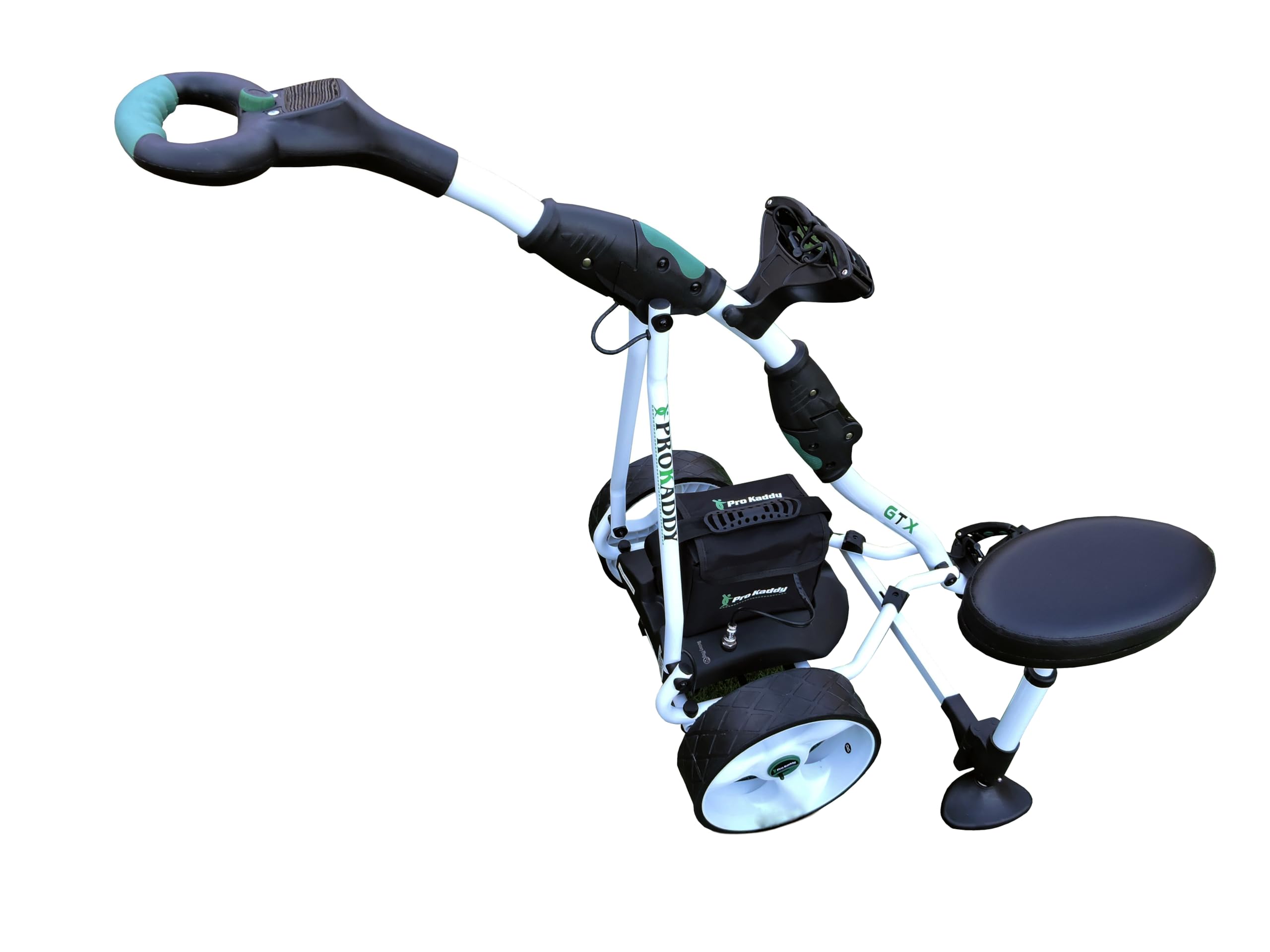 Carro de Golf eléctrico D3GTX Blanco Asiento removible USB batería 33amp