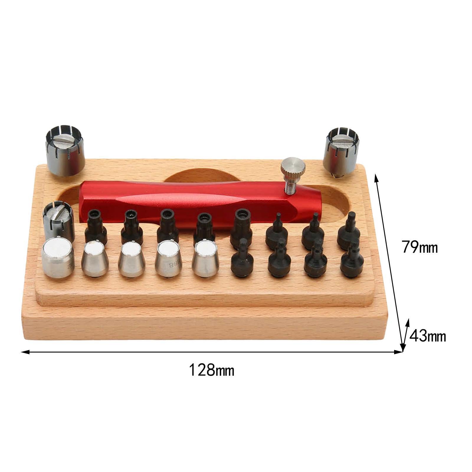 IOIUSKKU Outil de Retrait du Tube de Couronne de Montre Portable avec