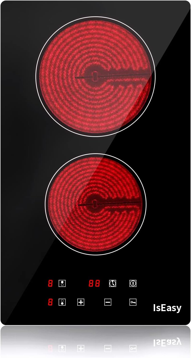 Piano Cottura Vetroceramica, 4 Fuochi da incasso Piano di Cottura, 60cm Tavolo da cottura, Piano di Cottura Elettrico Incorporato in Vetroceramica Touch Control Timer Piani cottura, (6000W) Piano Cottura Vetroceramica, 4 Fuochi da incasso Piano di Cottura, 60cm Tavolo da cottura, Piano di Cottura Elettrico Incorporato in Vetroceramica Touch Control Timer Piani cottura, (6000W)