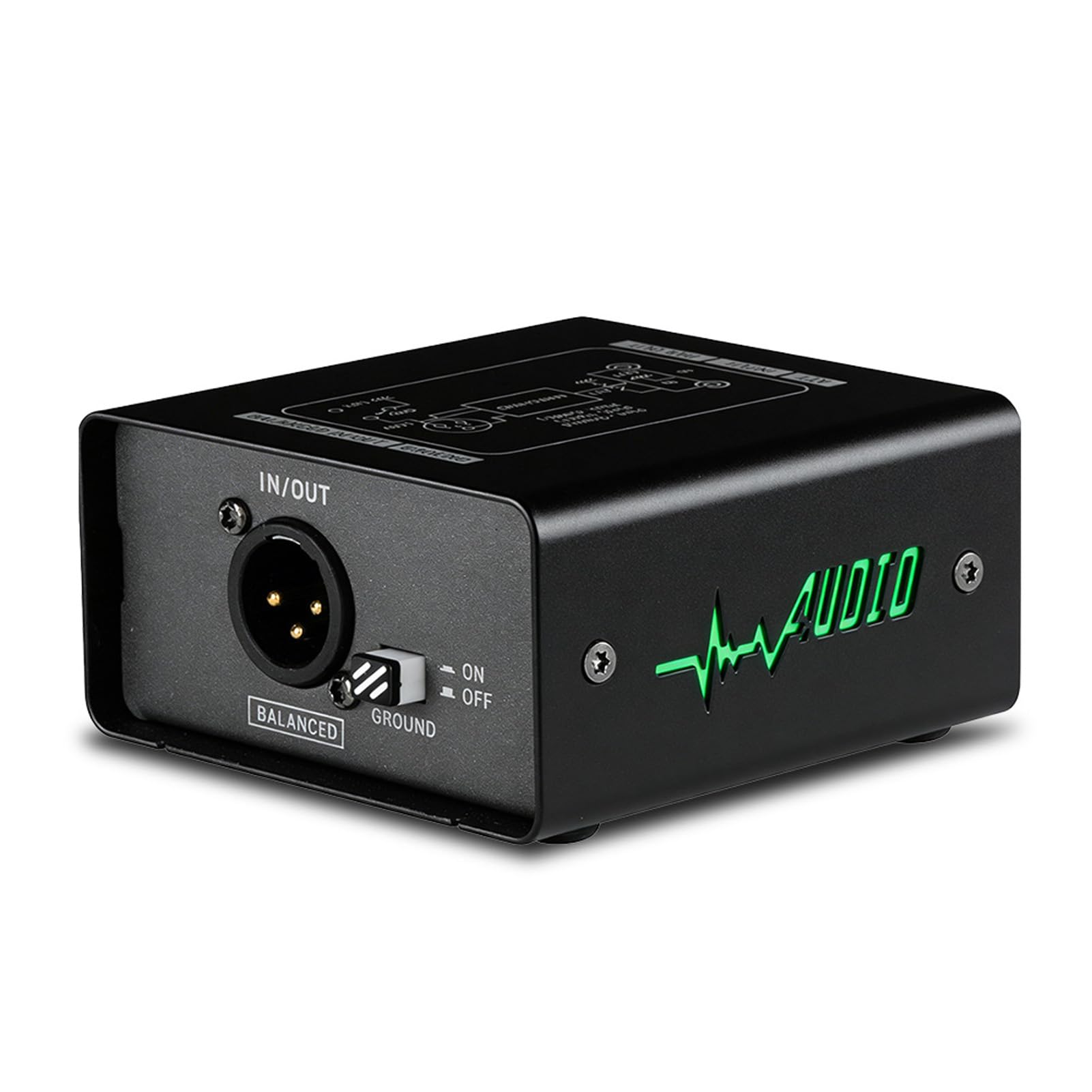 Interfaccia Audio, Isolatore di Massa, Regolazione del Guadagno, Riduttore di Rumore del Segnale Portatile per Microfono, Mixer, Studio, Auto