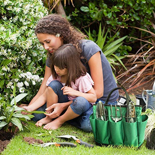 Garden Tote Bag Gardening Tool Bags Storage Tote Bag Outdoor Garden Tool Kit Tools Holder Bag Compact Hand Tool Organizer Gardeners Storage Bag Pouches Lawn Yard Plant Tool Carrier Tote Bag Oxford - Thumbnail 5