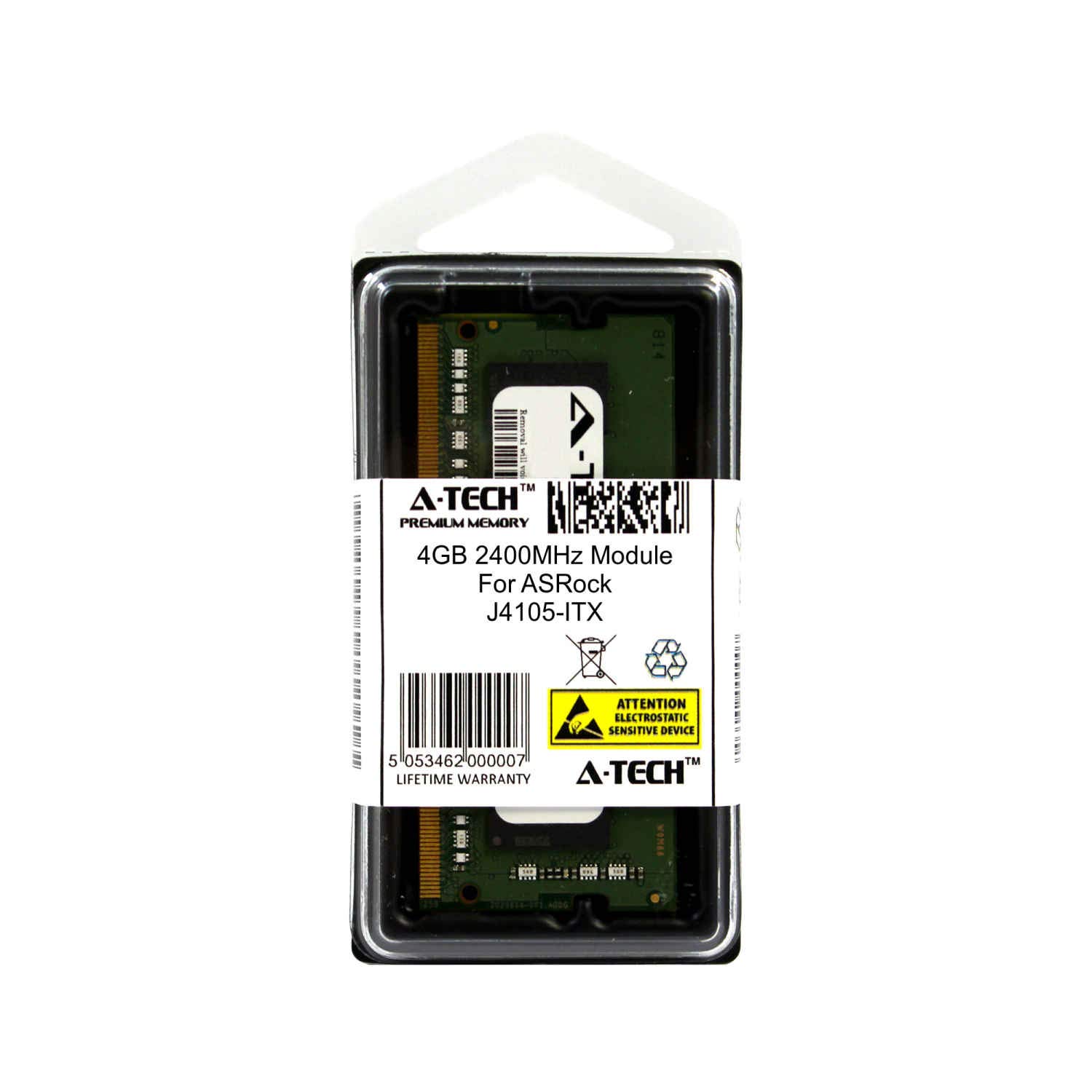 Amazon.co.jp: A-Tech 4GB モジュール ASRock J4105-ITX ノート