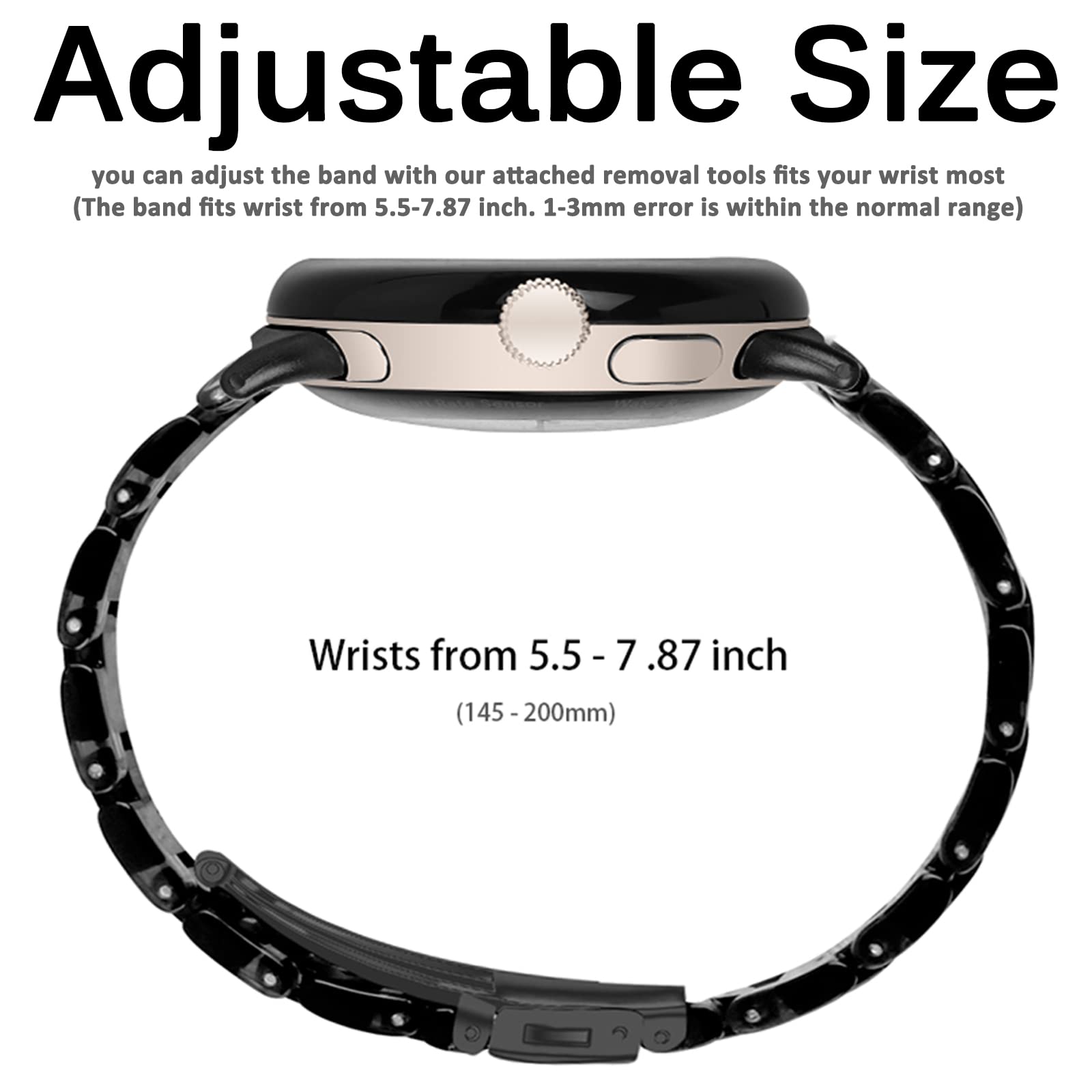 Miimall Resin Strap for Google Pixel Watch 4/3/2/1 41mm - Image 4
