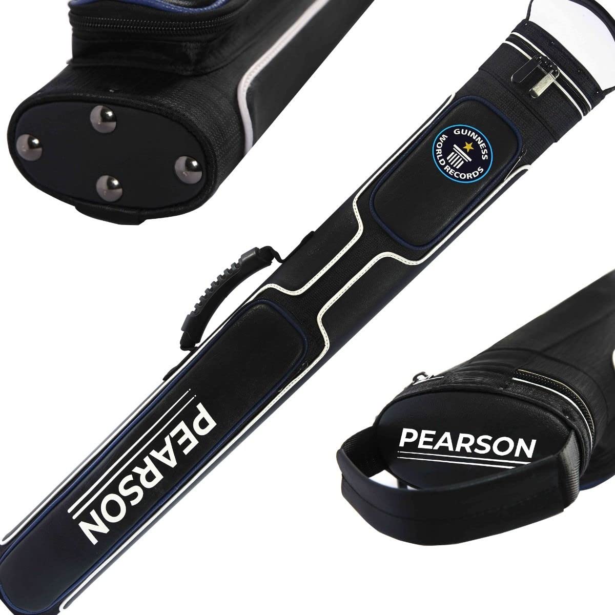 PEARSON P3X5 3Bx5S Black Guinness World Records Backpack Billiards Pool Cue Stick Case