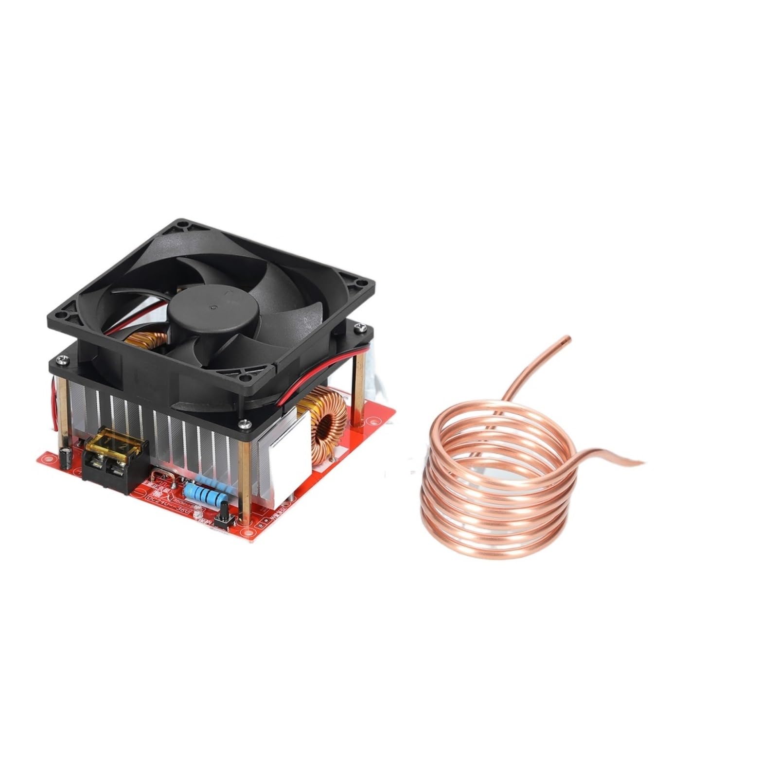 BNVEWR induction heater, Induction Heater DC 24-36V ZVS Heating Board Coil Copper Tube Flyback Driver DIY Annealing Quenching Ignition