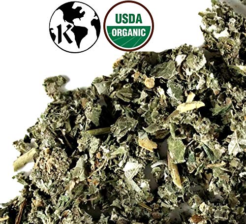 CERTIFIED ORGANIC Raspberry Leaf Cut and Sifted 1 LB Bag –100% NATURAL, KOSHER Berries (Rubus idaeus)