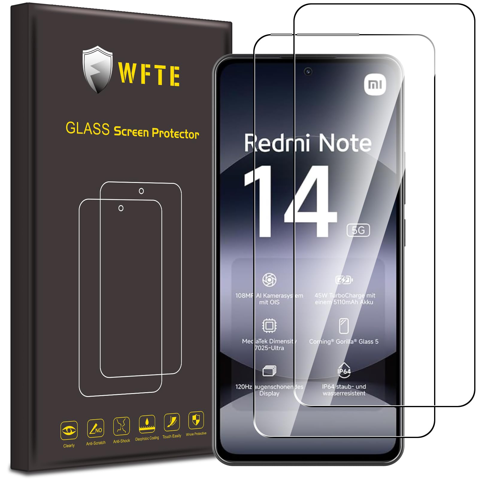 MOBYDEFEND Case-Friendly Screensaver Gehard Glas Geschikt Voor Oppo Find X9 Pro Screenprotector Voor Oppo Oppo Find X9 Pro Transparant 165628392