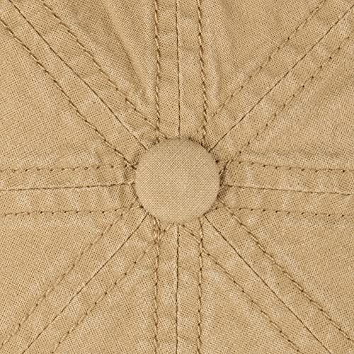 Stetson Hatteras Cotton Cap Women/Men Dark Beige 7 1/2-7 5/8 #TOP6